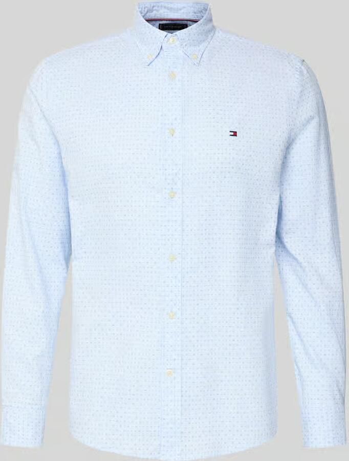 Tommy Hilfiger Slim fit vrijetijdsoverhemd van puur katoen