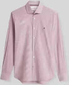 Tommy Hilfiger Slim fit zakelijk overhemd met geborduurd logo