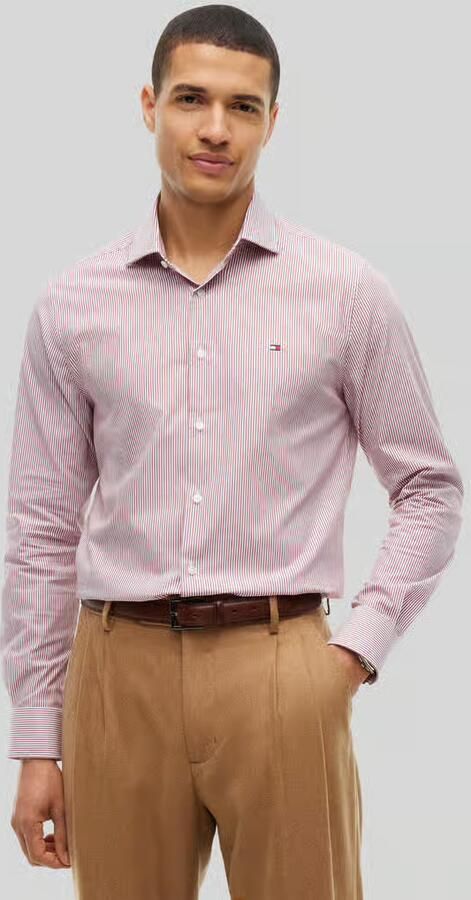 Tommy Hilfiger Slim fit zakelijk overhemd met geborduurd logo - Foto 2