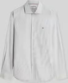 Tommy Hilfiger Slim fit zakelijk overhemd met geborduurd logo