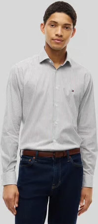 Tommy Hilfiger Slim fit zakelijk overhemd met geborduurd logo - Foto 2