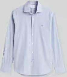 Tommy Hilfiger Slim fit zakelijk overhemd met geborduurd logo
