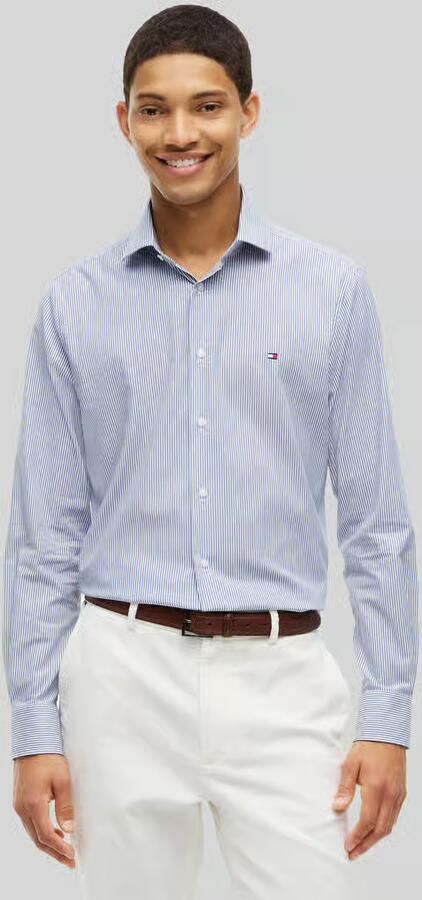 Tommy Hilfiger Slim fit zakelijk overhemd met geborduurd logo - Foto 3