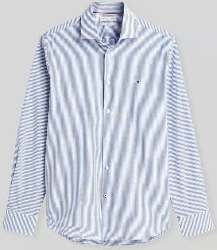 Tommy Hilfiger Slim fit zakelijk overhemd met geborduurd logo - Foto 2