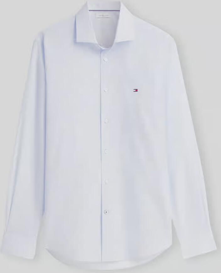 Tommy Hilfiger Slim fit zakelijk overhemd van katoenmix