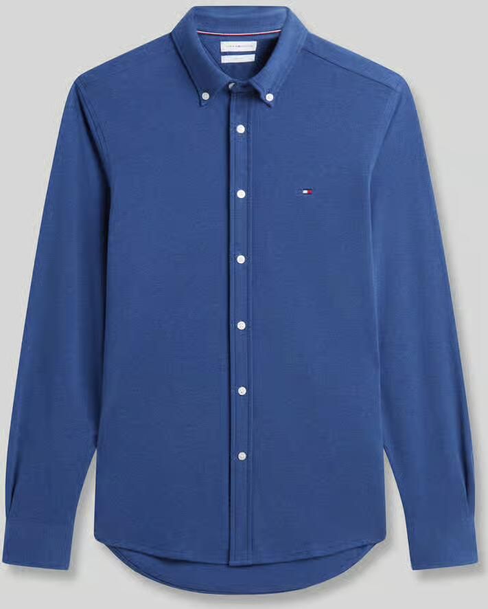 Tommy Hilfiger Slim vrijetijdsoverhemd met geborduurd logo - Foto 2