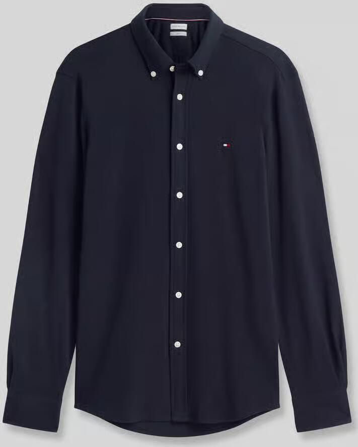 Tommy Hilfiger Slim vrijetijdsoverhemd met geborduurd logo - Foto 2