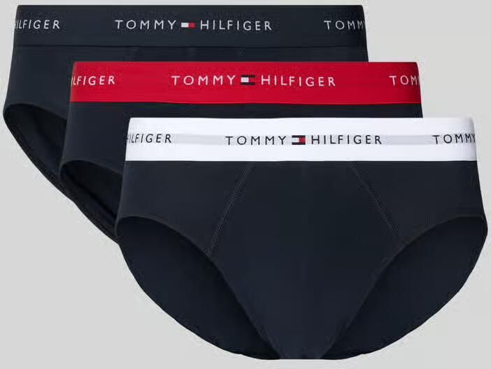 Tommy Hilfiger Slip van katoenmix in set van 3