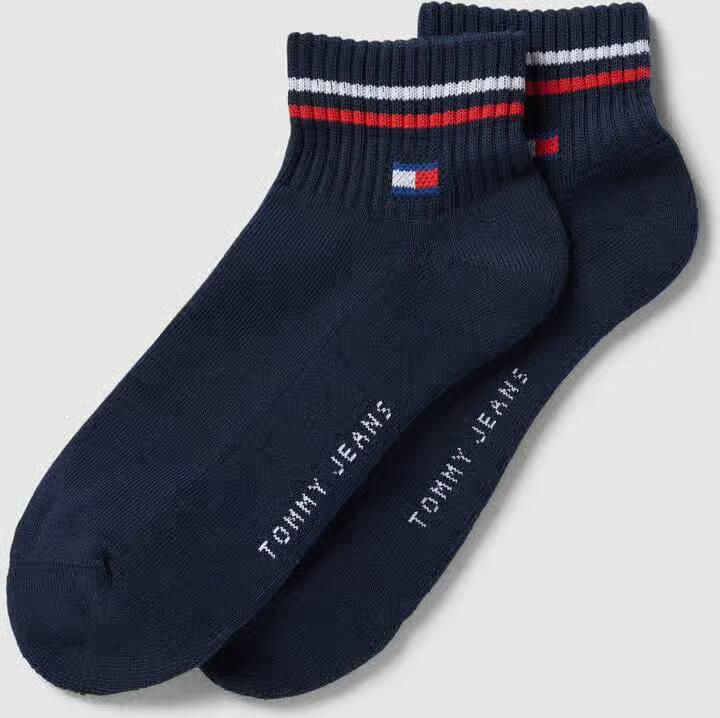 Tommy Hilfiger Korte sokken TH UNI TJ QUARTER 2P ICONIC Half-terry zool voor extra comfort (2 paar) - Foto 3