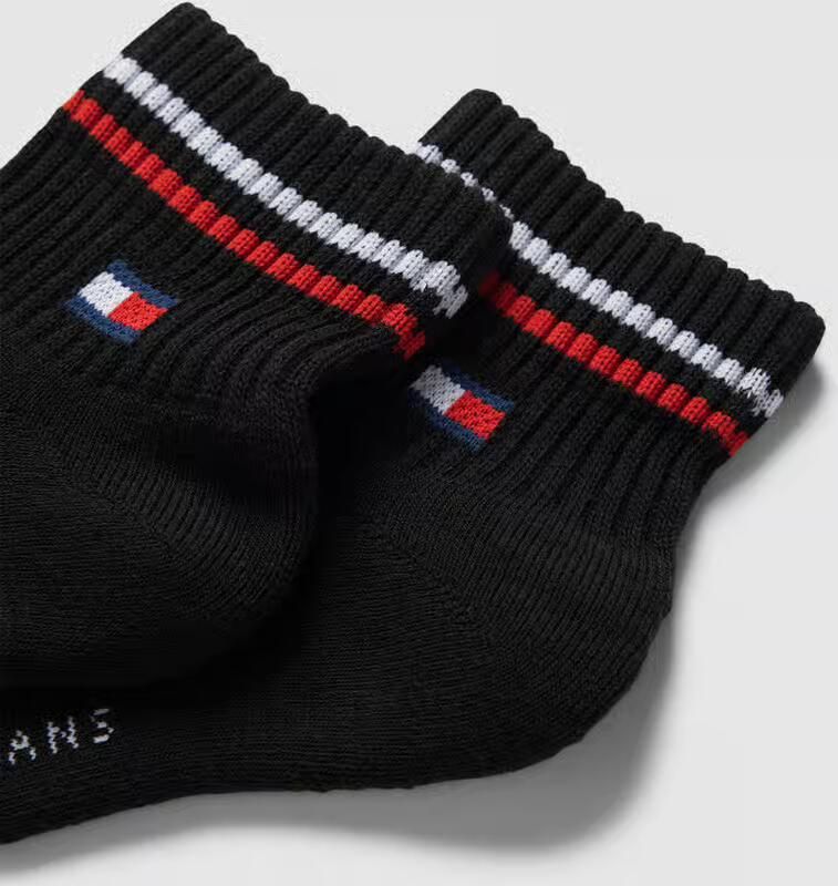 Tommy Hilfiger Korte sokken TH UNI TJ QUARTER 2P ICONIC Half-terry zool voor extra comfort (2 paar) - Foto 3
