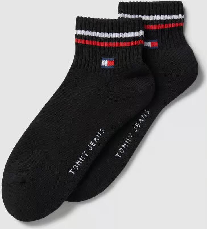 Tommy Hilfiger Korte sokken TH UNI TJ QUARTER 2P ICONIC Half-terry zool voor extra comfort (2 paar) - Foto 4