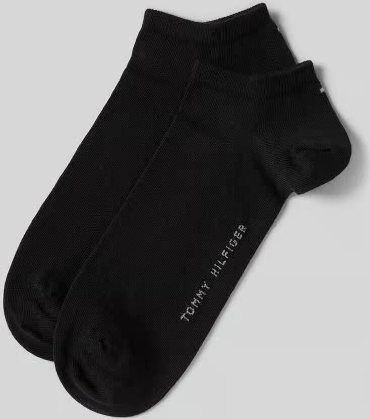 Tommy Hilfiger Sneakersokken TH MEN SNEAKER 2P met smalle ribboord (2 paar)