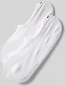 Tommy Hilfiger Enkelsokken TH MEN FOOTIE 2P Met gebreid logo op de hak (2 paar) - Foto 5