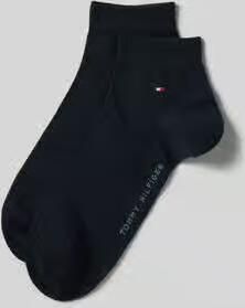 Tommy Hilfiger Sneakersokken met labeldetail in een set van 2 paar model '2ER QUARTER' - Foto 2