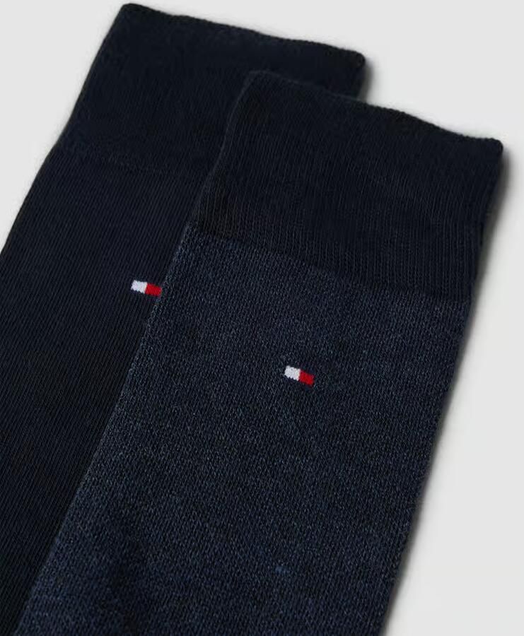 Tommy Hilfiger Sokken met labeldetails in een set van 2 paar model 'Birdeye'
