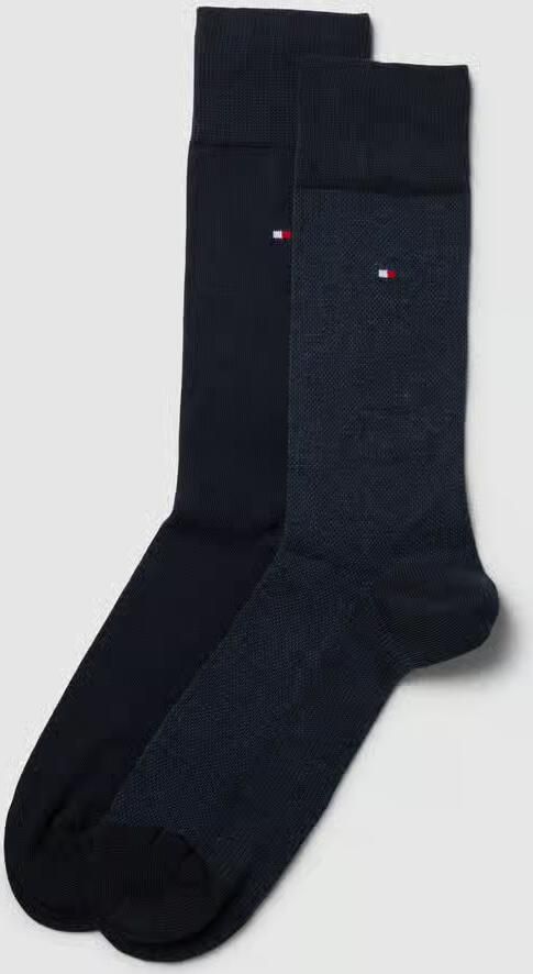 Tommy Hilfiger Sokken met labeldetails in een set van 2 paar model 'Birdeye' - Foto 3