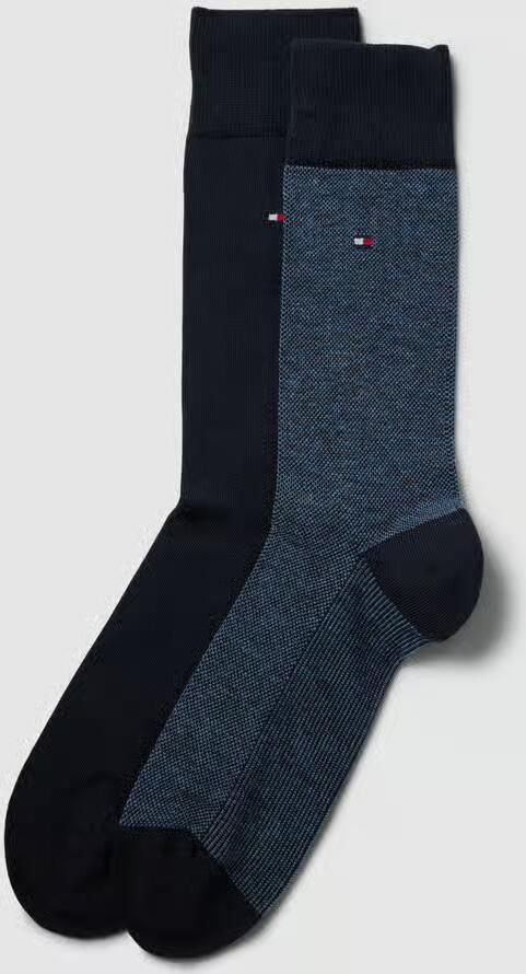 Tommy Hilfiger Sokken met labeldetails in een set van 2 paar model 'Birdeye' - Foto 3