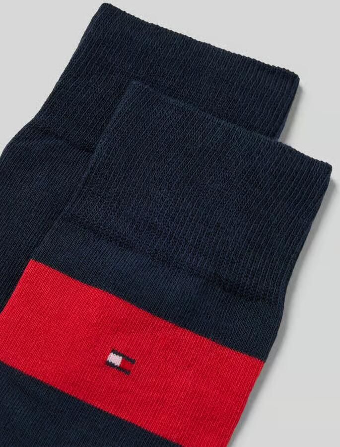Tommy Hilfiger Socks Two Pack Knitted Rugby Socks Navy Tommy Original