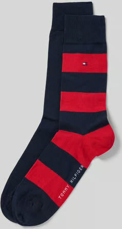 Tommy Hilfiger Socks Two Pack Knitted Rugby Socks Navy Tommy Original - Foto 6