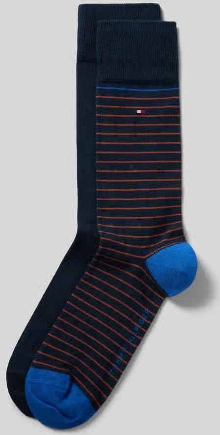 Tommy Hilfiger Sokken van katoenmix in set van 2 model 'MEN SMALL STRIPE SOCK' - Foto 2