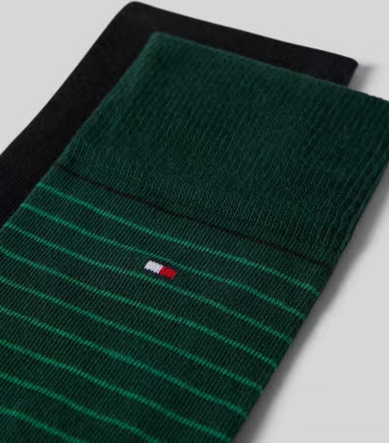 Tommy Hilfiger Sokken van katoenmix in set van 2 model 'MEN SMALL STRIPE SOCK'
