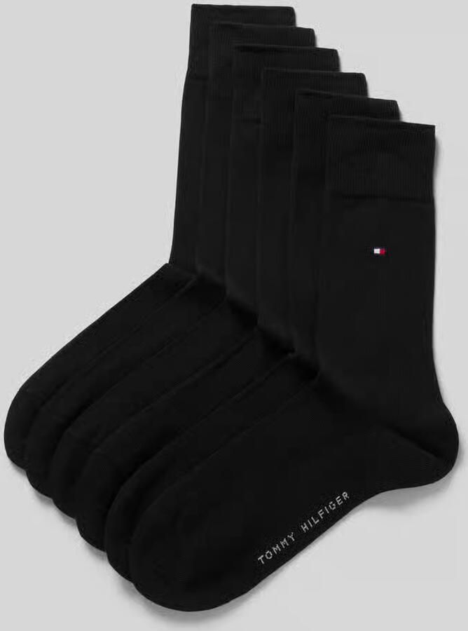 Tommy Hilfiger Sokken TH MEN SOCK 6P ECOM Gekamd katoen ademend drukvrije tailleband (set 6 paar 6 paar) - Foto 6