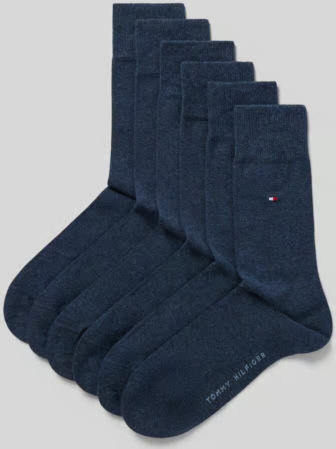 Tommy Hilfiger Sokken TH MEN SOCK 6P ECOM Gekamd katoen ademend drukvrije tailleband (set 6 paar 6 paar) - Foto 7