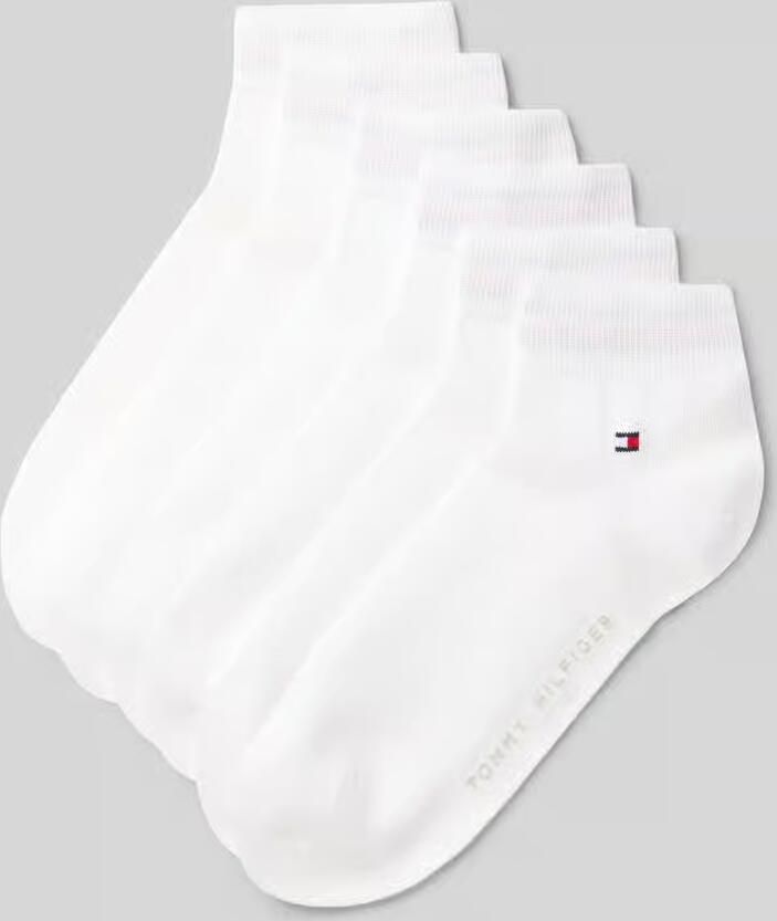 Tommy Hilfiger Sokken van katoenmix in set van 6 model 'QUARTER 6P' - Foto 1