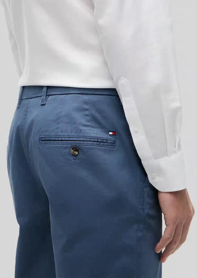 Tommy Hilfiger straight fit chino van katoenmix model 'DENTON'
