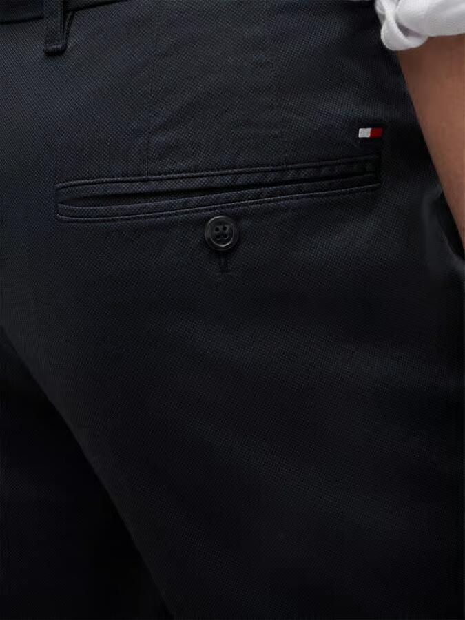 Tommy Hilfiger straight fit chino van katoenmix model 'DENTON'