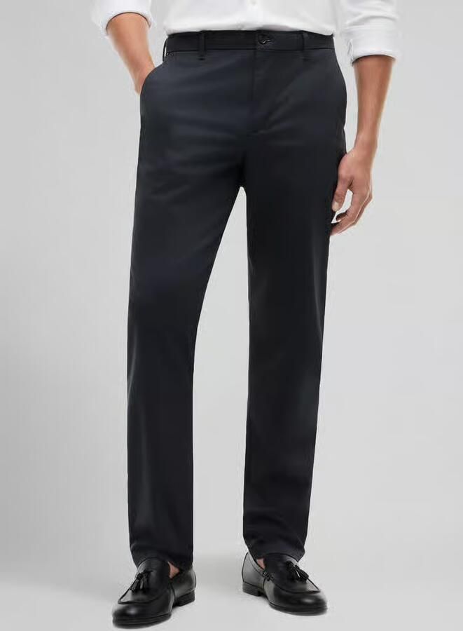 Tommy Hilfiger straight fit chino van katoenmix model 'DENTON' - Foto 2