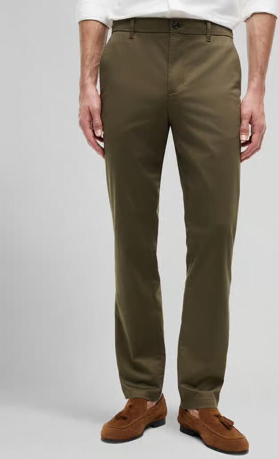Tommy Hilfiger straight fit chino van katoenmix model 'DENTON' - Foto 3