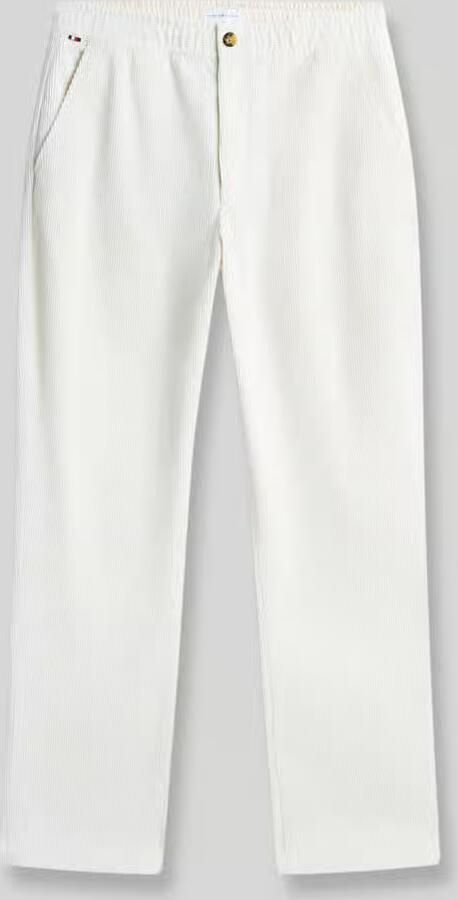 Tommy Hilfiger straight fit corduroy broek van puur katoen model 'DOVER'