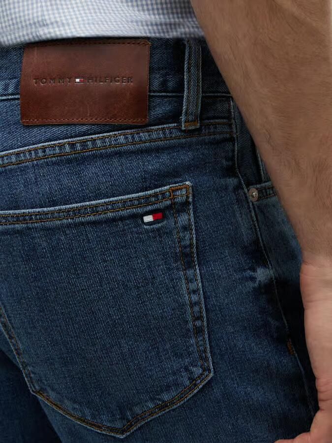 Tommy Hilfiger straight fit jeans van katoenmix