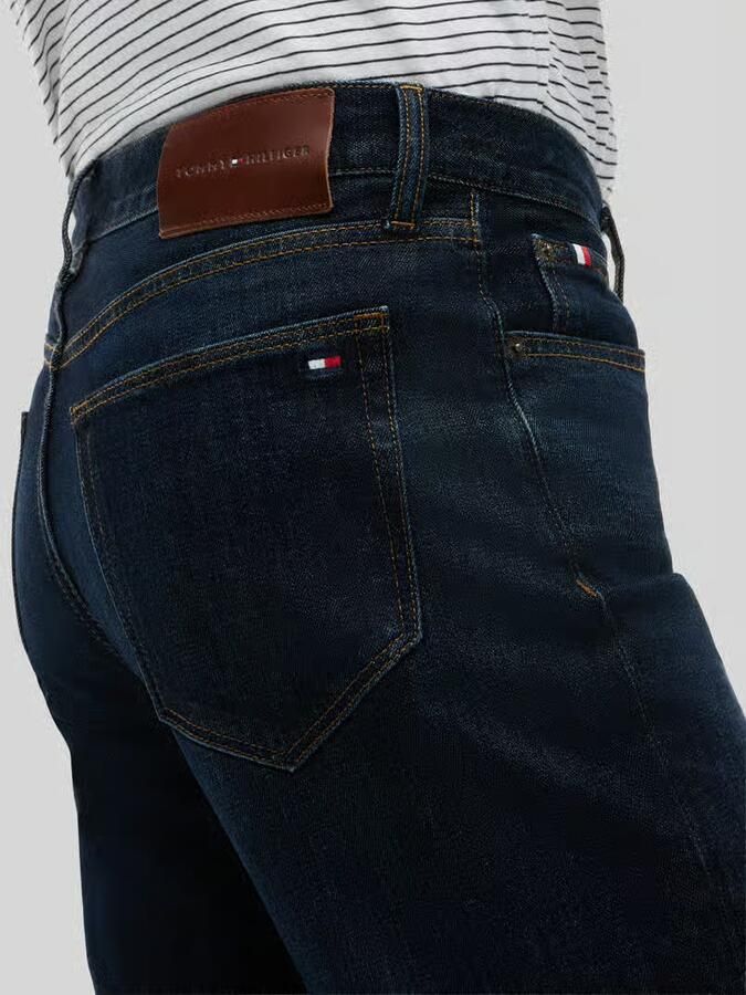 Tommy Hilfiger straight fit jeans van katoenmix