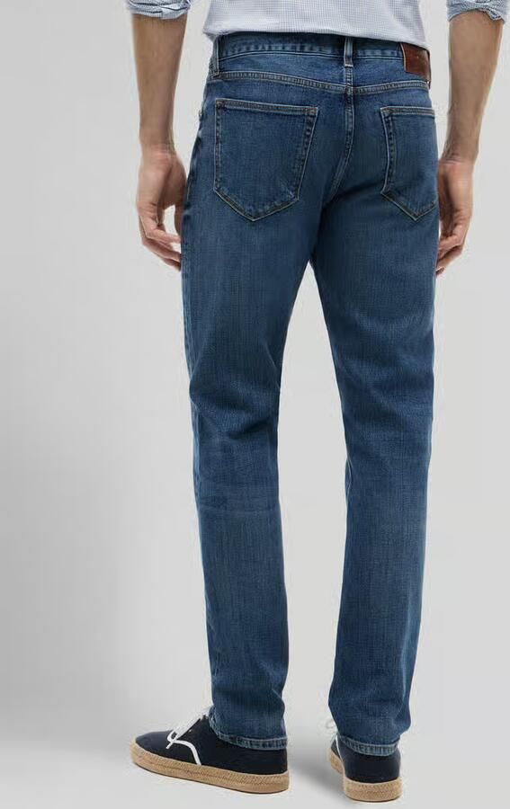 TOMMY HILFIGER Heren Jeans Denton Smoke Blue Blauw - Foto 7