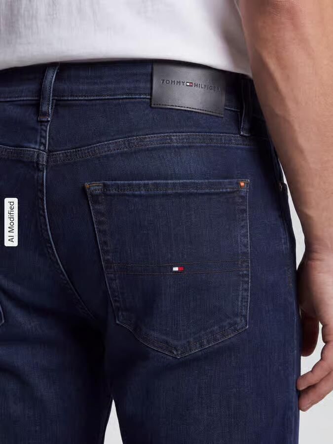 Tommy Hilfiger straight fit jeans van katoenmix model 'DENTON SLIM' - Foto 4