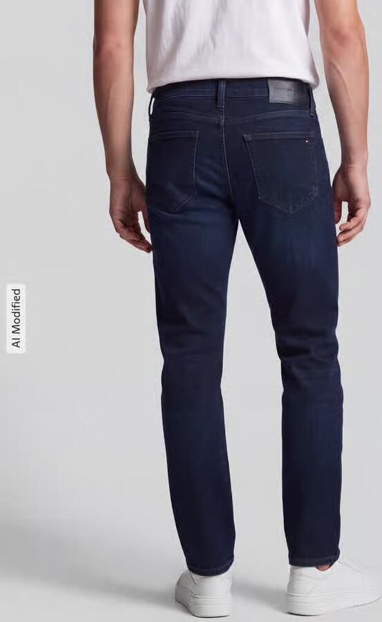 Tommy Hilfiger straight fit jeans van katoenmix model 'DENTON SLIM' - Foto 4
