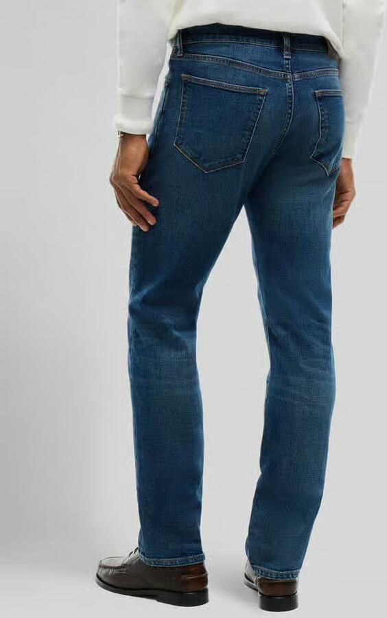 Tommy Hilfiger straight fit jeans van katoenmix model 'DENTON SLIM STRAIGHT JONE' - Foto 2