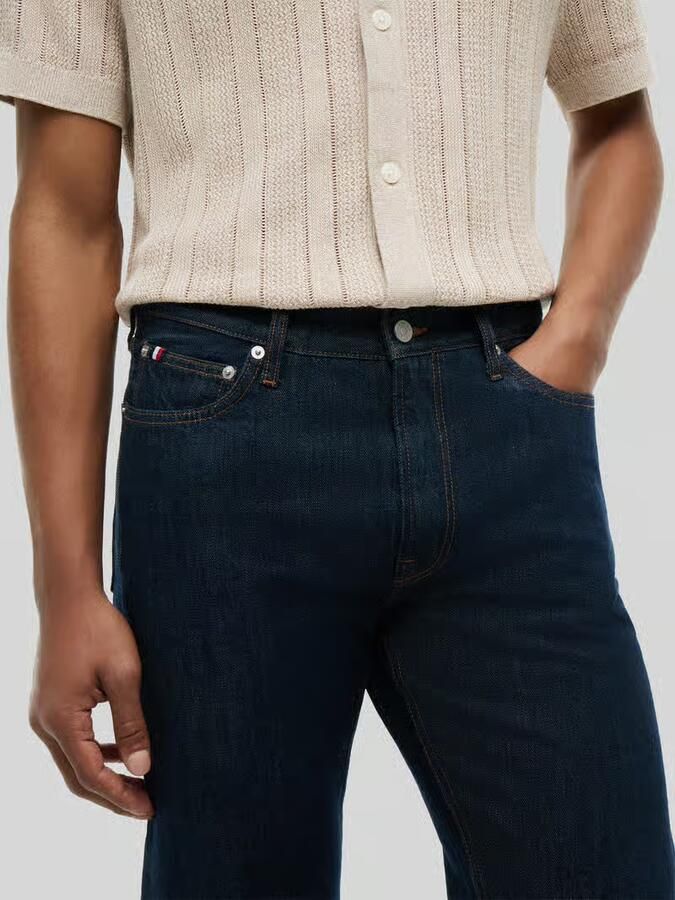 Tommy Hilfiger straight fit jeans van puur katoen