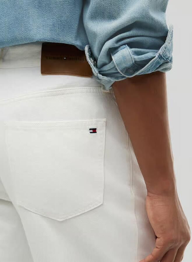 Tommy Hilfiger straight fit jeans van puur katoen in 5-pocket-design