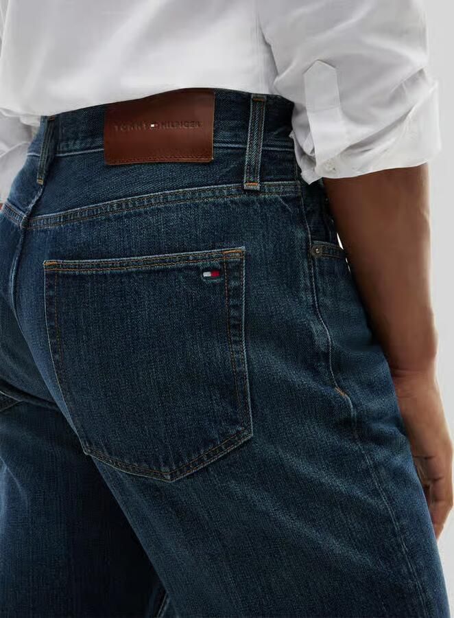 Tommy Hilfiger straight fit jeans van puur katoen model 'DOVER'