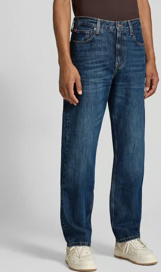 Tommy Hilfiger DOVER regular fit straight leg jeans donkerblauw - Foto 6