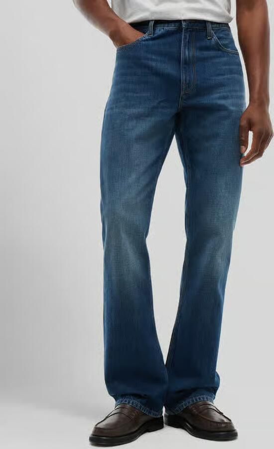 Tommy Hilfiger straight leg bootcut-jeans van puur katoen - Foto 3