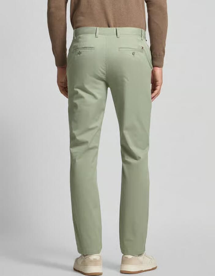 Tommy Hilfiger Straight leg chino van katoenmix model 'DENTON'