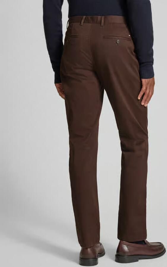 Tommy Hilfiger straight leg chino van katoenmix model 'DENTON'