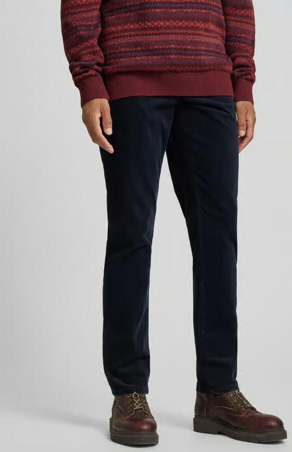 Tommy Hilfiger Straight leg corduroy broek in 5-pocketmodel model 'DENTON'