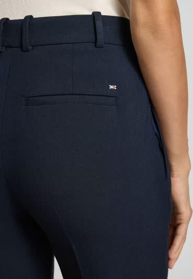 Tommy Hilfiger Straight leg stoffen broek met viscose model 'PUNTO' - Foto 4