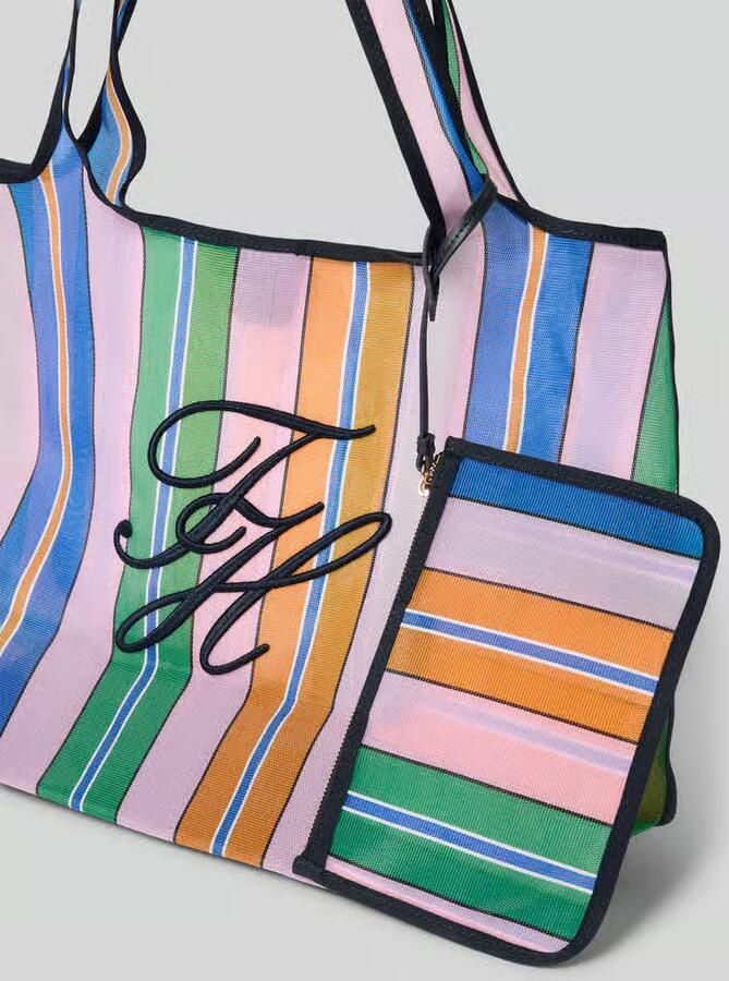 Tommy Hilfiger gestreepte shopper TH Summer multi - Foto 4