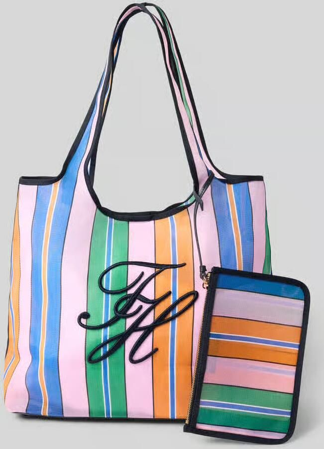 Tommy Hilfiger gestreepte shopper TH Summer multi - Foto 5
